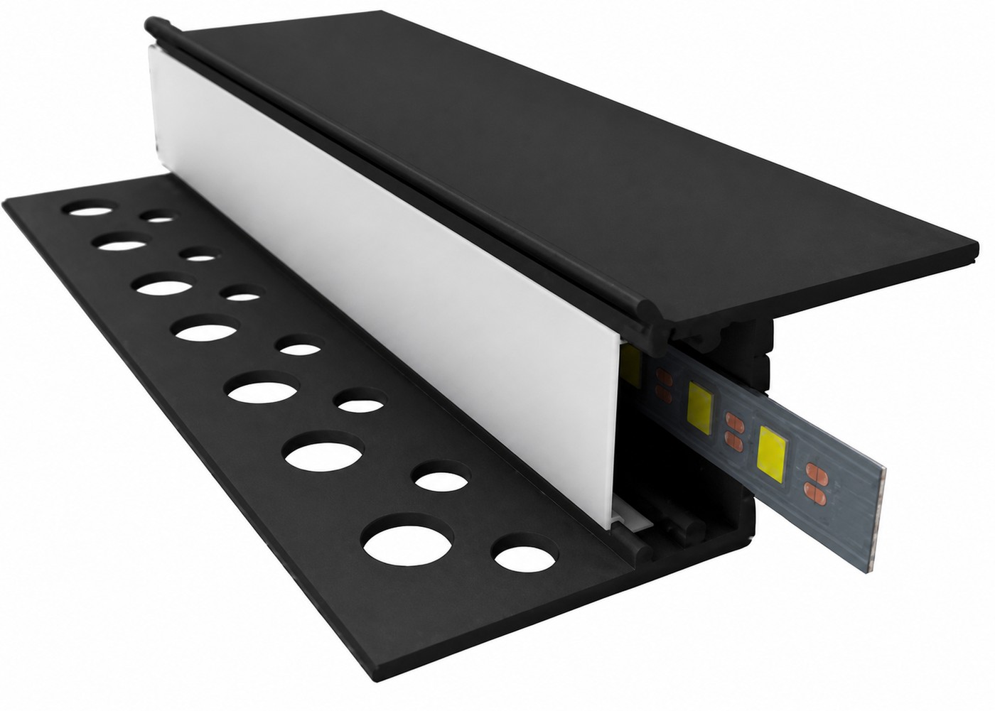 Alçıpan Z LED Profili 22x10 mm — ALZ-2210 alçıpan led profili