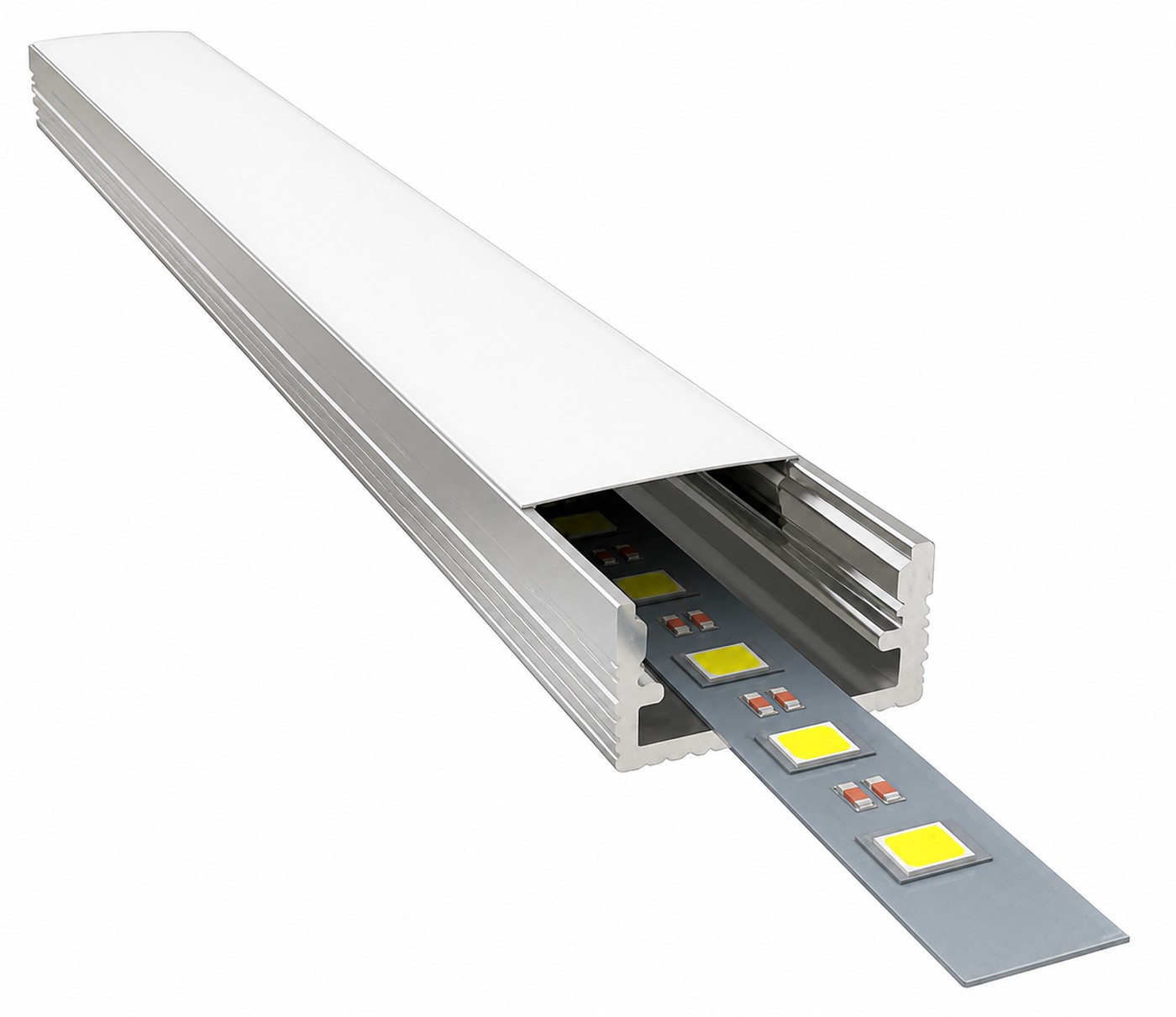 8x13 LED Profili 8x13 mm — L-813 alüminyum led kanalı